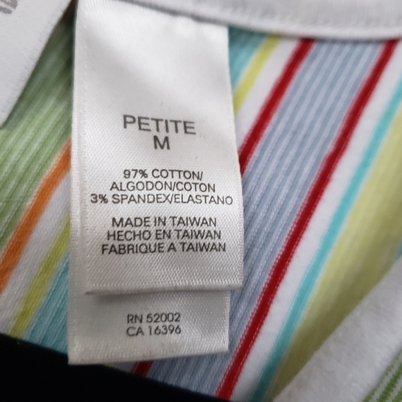 LIZ CLAIBORNE Striped Blouse - Picture 5 of 6